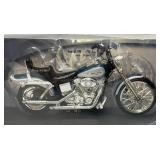 Collectible 100% Hot Wheels Harley Davidson Dyna Wide Gzlide Die Cast Motorcycle (NIB)