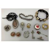 Misc. Vintage Costume Jewelry, Watches And More