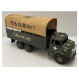 Vintage Lumar MARX Pressed Steel U.S. Army Transport Truck (Very Cool)