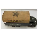 Vintage Lumar MARX Pressed Steel U.S. Army Transport Truck (Very Cool)