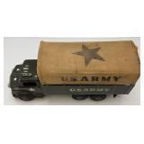 Vintage Lumar MARX Pressed Steel U.S. Army Transport Truck (Very Cool)