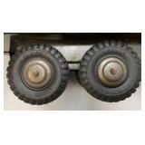 Vintage Lumar MARX Pressed Steel U.S. Army Transport Truck (Very Cool)