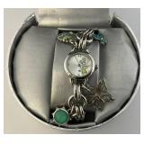 Vintage Disney Brand Tinkerball Charm Bracelet Watch (NIB) Need Battery