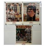 Misc. Vintage Posters Including 1973 Lake Of The Woods Map & More