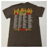 Death Leppard 2018 Rock Brigade Tour Shirt Size S