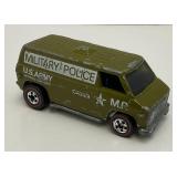 1974 Red Line Hot Wheel Khaki Kooler Military Police Van 1974 Red Line Hot Wheel Khaki Kooler Military Police Van