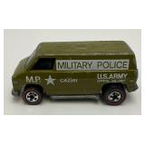 1974 Red Line Hot Wheel Khaki Kooler Military Police Van 1974 Red Line Hot Wheel Khaki Kooler Military Police Van