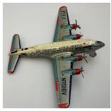 Vintage Tin Litho Friction PAN American World Airways Plane (Missing Tail Piece And 1950 Vintage Tin Litho Friction PAN American World Airways Plane (Missing Tail Piece And 1950