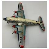 Vintage Tin Litho Friction PAN American World Airways Plane (Missing Tail Piece And 1950 Vintage Tin Litho Friction PAN American World Airways Plane (Missing Tail Piece And 1950