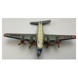 Vintage Tin Litho Friction PAN American World Airways Plane (Missing Tail Piece And 1950 Vintage Tin Litho Friction PAN American World Airways Plane (Missing Tail Piece And 1950