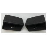 Panasonic Model WS-A10 -K Speakers And Vintage Leather Carrying Case Panasonic Model WS-A10 -K Speakers And Vintage Leather Carrying Case