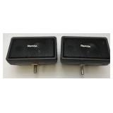 Panasonic Model WS-A10 -K Speakers And Vintage Leather Carrying Case Panasonic Model WS-A10 -K Speakers And Vintage Leather Carrying Case