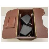 Panasonic Model WS-A10 -K Speakers And Vintage Leather Carrying Case Panasonic Model WS-A10 -K Speakers And Vintage Leather Carrying Case