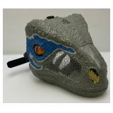 Jurassic World Velociraptor Chomp N Roar Electronic Mask With Moving Jaw Jurassic World Velociraptor Chomp N Roar Electronic Mask With Moving Jaw