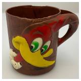 1965 WOODY WOODPECKER Bakelite Bowl And Cup 1965 WOODY WOODPECKER Bakelite Bowl And Cup
