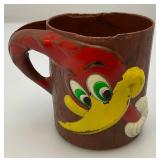 1965 WOODY WOODPECKER Bakelite Bowl And Cup 1965 WOODY WOODPECKER Bakelite Bowl And Cup