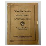 Vintage RCA Collectible Books And Columbia Graphophone Company Book Vintage RCA Collectible Books And Columbia Graphophone Company Book