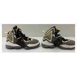 Pre-Loved Lebron Xix Space Jam Black University Gold Noir Basketball Shoes Men Pre-Loved Lebron Xix Space Jam Black University Gold Noir Basketball Shoes Men