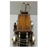 Vintage Wooden Western Covered Wagon TV Lamp Works 22 1/2" L x 9 1/2" H x 10 1/2" W Vintage Wooden Western Covered Wagon TV Lamp Works 22 1/2" L x 9 1/2" H x 10 1/2" W