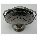 Collectible Vintage Aluminum Folding Candy Serving Tray 3 Teir Dish W/Handle Collectible Vintage Aluminum Folding Candy Serving Tray 3 Teir Dish W/Handle