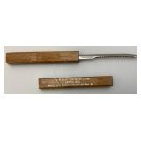 Vintage Japanese Floating Fishing Knives And Sharpening Stone Vintage Japanese Floating Fishing Knives And Sharpening Stone
