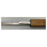 Vintage Japanese Floating Fishing Knives And Sharpening Stone Vintage Japanese Floating Fishing Knives And Sharpening Stone