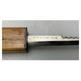Vintage Japanese Floating Fishing Knives And Sharpening Stone Vintage Japanese Floating Fishing Knives And Sharpening Stone