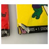 1989-90 TMNT Wax Packs Sealed Trading Card Packs 1989-90 TMNT Wax Packs Sealed Trading Card Packs