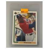 1984 Donruss Kirby Pucket Rookie Card And Michael Jordon Baseball Card (Both In Protective Sleeves) 1984 Donruss Kirby Pucket Rookie Card And Michael Jordon Baseball Card (Both In Protective Sleeves)