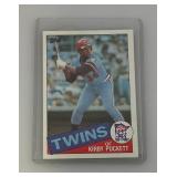 1984 TOPPS Kirby Puckett ROOKIE Card (In Protective Sleeve) 1984 TOPPS Kirby Puckett ROOKIE Card (In Protective Sleeve)
