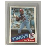 1984 TOPPS Kirby Puckett ROOKIE Card (In Protective Sleeve) 1984 TOPPS Kirby Puckett ROOKIE Card (In Protective Sleeve)