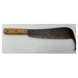 VERY RARE Machete (Only One We Know Of) 10" Blade 3" Prong VERY RARE Machete (Only One We Know Of) 10" Blade 3" Prong