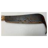 VERY RARE Machete (Only One We Know Of) 10" Blade 3" Prong VERY RARE Machete (Only One We Know Of) 10" Blade 3" Prong