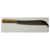 VERY RARE Machete (Only One We Know Of) 10" Blade 3" Prong VERY RARE Machete (Only One We Know Of) 10" Blade 3" Prong
