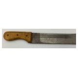 Vintage Czechoslovakian Crocodile Machete Marked On Blade 18" Blade With Blood Grooves Vintage Czechoslovakian Crocodile Machete Marked On Blade 18" Blade With Blood Grooves