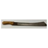 Vintage Czechoslovakian Crocodile Machete Marked On Blade 18" Blade With Blood Grooves Vintage Czechoslovakian Crocodile Machete Marked On Blade 18" Blade With Blood Grooves