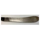 WWII Martindale Brand 335F Jungle Machete Made In Birmingham England Marked On Blade With Alligator Art 16" Blade With Blood Groove WWII Martindale Brand 335F Jungle Machete Made In Birmingham England Marked On Blade With Alligator Art 16" Blade With Blood Groove