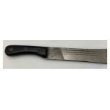 WWII Martindale Brand 335F Jungle Machete Made In Birmingham England Marked On Blade With Alligator Art 16" Blade With Blood Groove WWII Martindale Brand 335F Jungle Machete Made In Birmingham England Marked On Blade With Alligator Art 16" Blade With Blood Groove