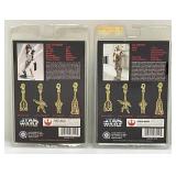 Vintage Collectible Star Wars Die Cast Miniature Key Chains Including Artoo-Detoo, Luke Skywalker, Obi-Wan Kenobi & See-Threepio (New Old Stock) Vintage Collectible Star Wars Die Cast Miniature Key Chains Including Artoo-Detoo, Luke Skywalker, Obi-Wan Kenobi & See-Threepio (New Old Stock)