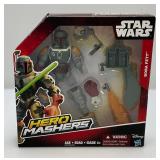 STAR WARS Hero Mashers Boba Fett & Action Figure Exra  Bridger STAR WARS Hero Mashers Boba Fett & Action Figure Exra  Bridger