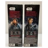 STAR WARS 12" Rogue One Action Figures Including Captain Cassian Andor (Jedha) & Sergeant Jyn Erso (Jedha) (NIB) Boxes Have Shelf Wear STAR WARS 12" Rogue One Action Figures Including Captain Cassian Andor (Jedha) & Sergeant Jyn Erso (Jedha) (NIB) Boxes Have Shelf Wear
