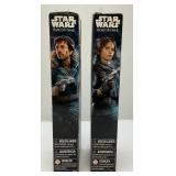 STAR WARS 12" Rogue One Action Figures Including Captain Cassian Andor (Jedha) & Sergeant Jyn Erso (Jedha) (NIB) Boxes Have Shelf Wear STAR WARS 12" Rogue One Action Figures Including Captain Cassian Andor (Jedha) & Sergeant Jyn Erso (Jedha) (NIB) Boxes Have Shelf Wear