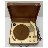 Vintage Hudson Record Player In Original Case Vintage Hudson Record Player In Original Case