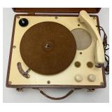 Vintage Hudson Record Player In Original Case Vintage Hudson Record Player In Original Case