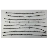 (Relisted Do To No Show) Wartime Barbed Wire (7) 24" Pieces (Relisted Do To No Show) Wartime Barbed Wire (7) 24" Pieces