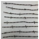 (Relisted Do To No Show) Wartime Barbed Wire (7) 24" Pieces (Relisted Do To No Show) Wartime Barbed Wire (7) 24" Pieces