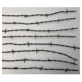 (Relisted Do To No Show) Wartime Barbed Wire (7) 24" Pieces (Relisted Do To No Show) Wartime Barbed Wire (7) 24" Pieces