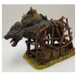Vintage RARE Lord Of The Rings Wolf Hound With Cage 8" x 11" Vintage RARE Lord Of The Rings Wolf Hound With Cage 8" x 11"