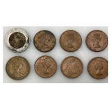 Misc. Foreign Coins And More (Some In Protective Sleeves) Misc. Foreign Coins And More (Some In Protective Sleeves)