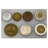 Misc. Foreign Coins And More (Some In Protective Sleeves) Misc. Foreign Coins And More (Some In Protective Sleeves)